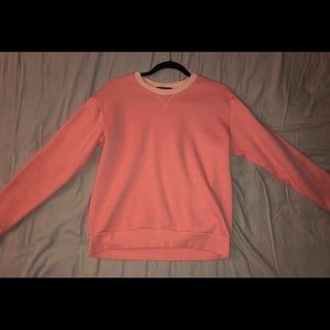 coral crewneck